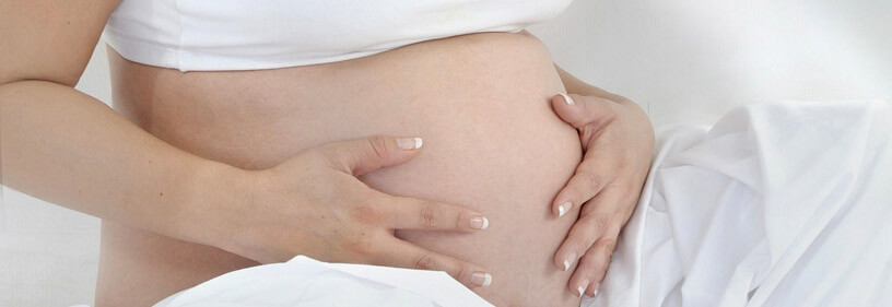 Evitar el dolor estomacal en el embarazo